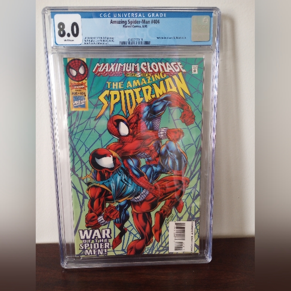 The Amazing Spider-Man CGC 8.0 #404 8/95 Scarlett Spider